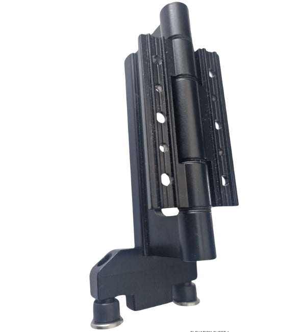 Black top roller hinge guide for Smart bi-fold patio doors